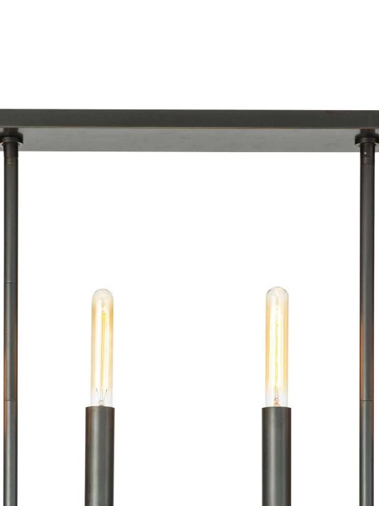 Regina Andrew Classics Wolfe Linear Chandelier Brass 4 Regina Andrew Classics Wolfe Linear Chandelier Brass - Image 2