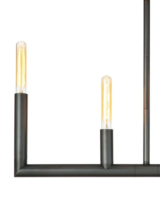 Regina Andrew Classics Wolfe Linear Chandelier Brass 6 Regina Andrew Classics Wolfe Linear Chandelier Brass - Image 4