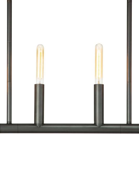 Regina Andrew Classics Wolfe Linear Chandelier Brass 7 Regina Andrew Classics Wolfe Linear Chandelier Brass - Image 5