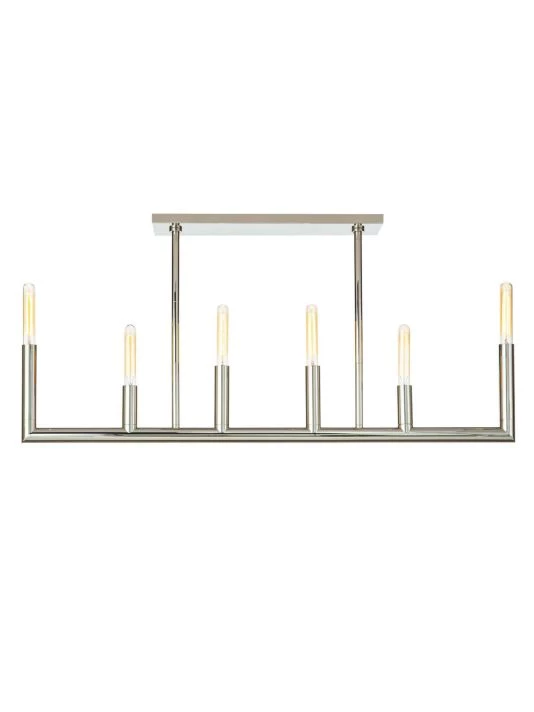 Regina Andrew Classics Wolfe Linear Chandelier Brass 11 Regina Andrew Classics Wolfe Linear Chandelier Brass - Image 9