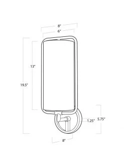 Regina Andrew Modern Glamour Geo Rectangle Sconce Brass 11 Regina Andrew Modern Glamour Geo Rectangle Sconce Brass -Regina Andrew Official Shop unnamed file 1079