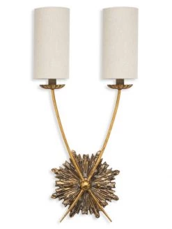 Regina Andrew Louis Birch Wood Sconce