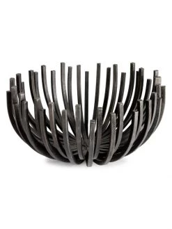 Regina Andrew Webbed Blackened Iron Circle Bowl