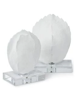 Regina Andrew Small 2-Piece Turtle Shells On Crystal Sculpture Set