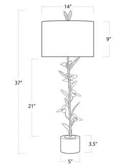 Regina Andrew Classics Southern Living Trillium Buffet Lamp 13 Regina Andrew Classics Southern Living Trillium Buffet Lamp -Regina Andrew Official Shop unnamed file 125