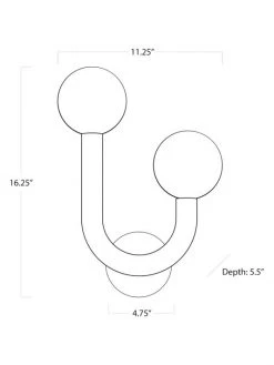 Regina Andrew Classics Happy Sconce - Right Side Brass -Regina Andrew Official Shop unnamed file 14