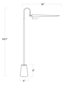 Regina Andrew Modern Glamour Raven Floor Lamp -Regina Andrew Official Shop unnamed file 177