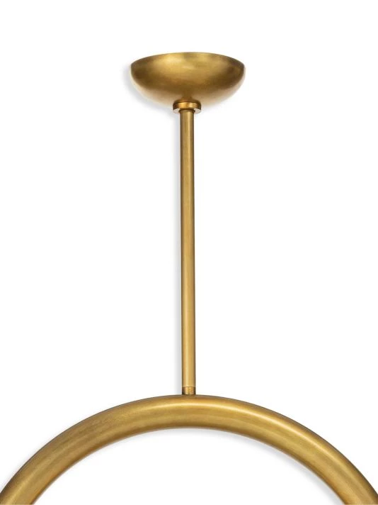 Regina Andrew Classics Happy Pendant - Small Brass 5 Regina Andrew Classics Happy Pendant - Small Brass - Image 3