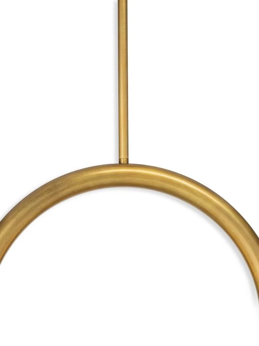 Regina Andrew Classics Happy Pendant - Small Brass 6 Regina Andrew Classics Happy Pendant - Small Brass - Image 4