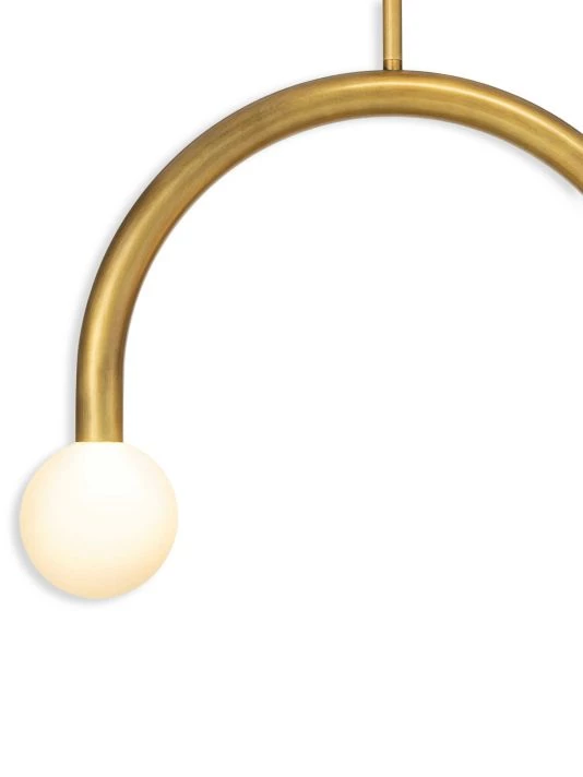 Regina Andrew Classics Happy Pendant - Small Brass 7 Regina Andrew Classics Happy Pendant - Small Brass - Image 5