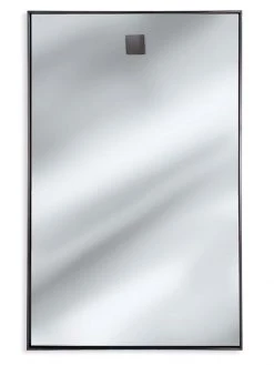 Regina Andrew Hanging Rectangle Mirror Natural Brass