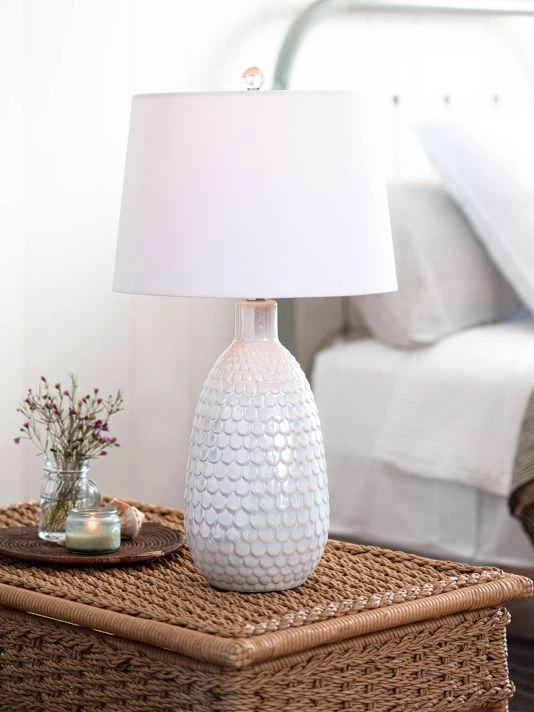 Regina Andrew Coastal Chic Living Glimmer Ceramic Table Lamp 9 Regina Andrew Coastal Chic Living Glimmer Ceramic Table Lamp - Image 7
