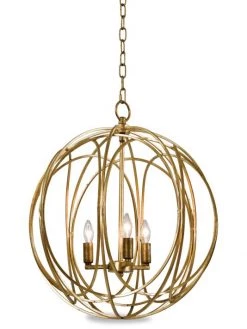 Regina Andrew Ofelia Large Gold Leaf Pendant