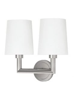 Regina Andrew Classics Legend Double Sconce Nickel
