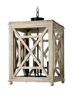 Regina Andrew Wooden Littice Lantern