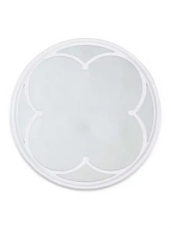 Regina Andrew Coastal Chic Lula Quatrefoil Mirror Grey