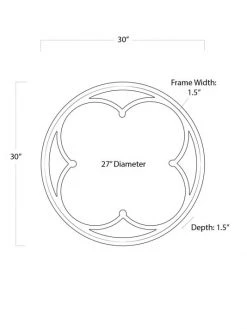 Regina Andrew Coastal Chic Lula Quatrefoil Mirror Grey -Regina Andrew Official Shop unnamed file 520