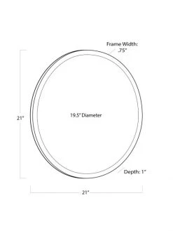 Regina Andrew Classics Doris Round Mirror Brass -Regina Andrew Official Shop unnamed file 600