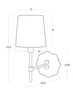 Regina Andrew Classics Mia Swing Arm Sconce -Regina Andrew Official Shop unnamed file 641