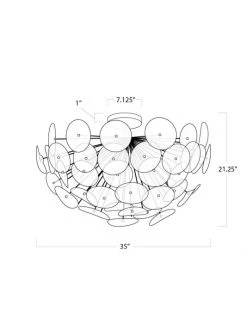 Regina Andrew Classics Poppy Glass Semi-Flush Mount -Regina Andrew Official Shop unnamed file 648