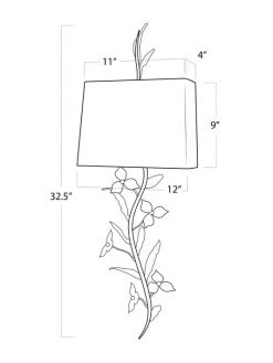 Regina Andrew Southern Living Trillium Shaded Sconce -Regina Andrew Official Shop unnamed file 704