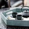 Regina Andrew Hexagonal Wood Tray Grey