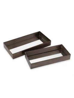 Regina Andrew Classics Rectangle Metal Tray Set