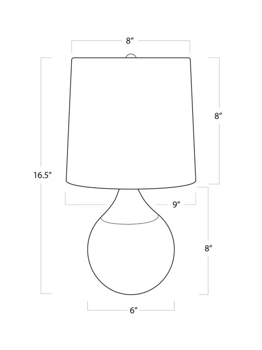 Regina Andrew Modern Glamour Barrett Marble Mini Lamp 5 Regina Andrew Modern Glamour Barrett Marble Mini Lamp - Image 3