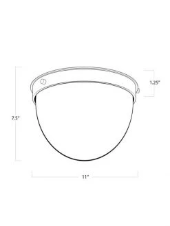 Regina Andrew Classics Bay Harbor Flush Mount Brass -Regina Andrew Official Shop unnamed file 972