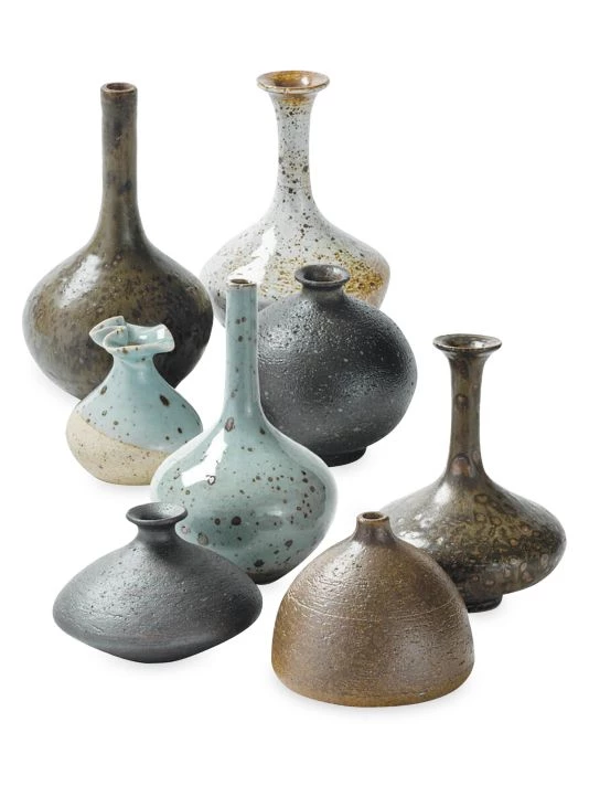 Regina Andrew 8-Piece Porcelain Bud Vase Set 2 Regina Andrew 8-Piece Porcelain Bud Vase Set